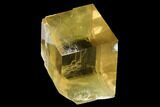 Cleaved Honey Calcite Rhombohedron - India #168988-1